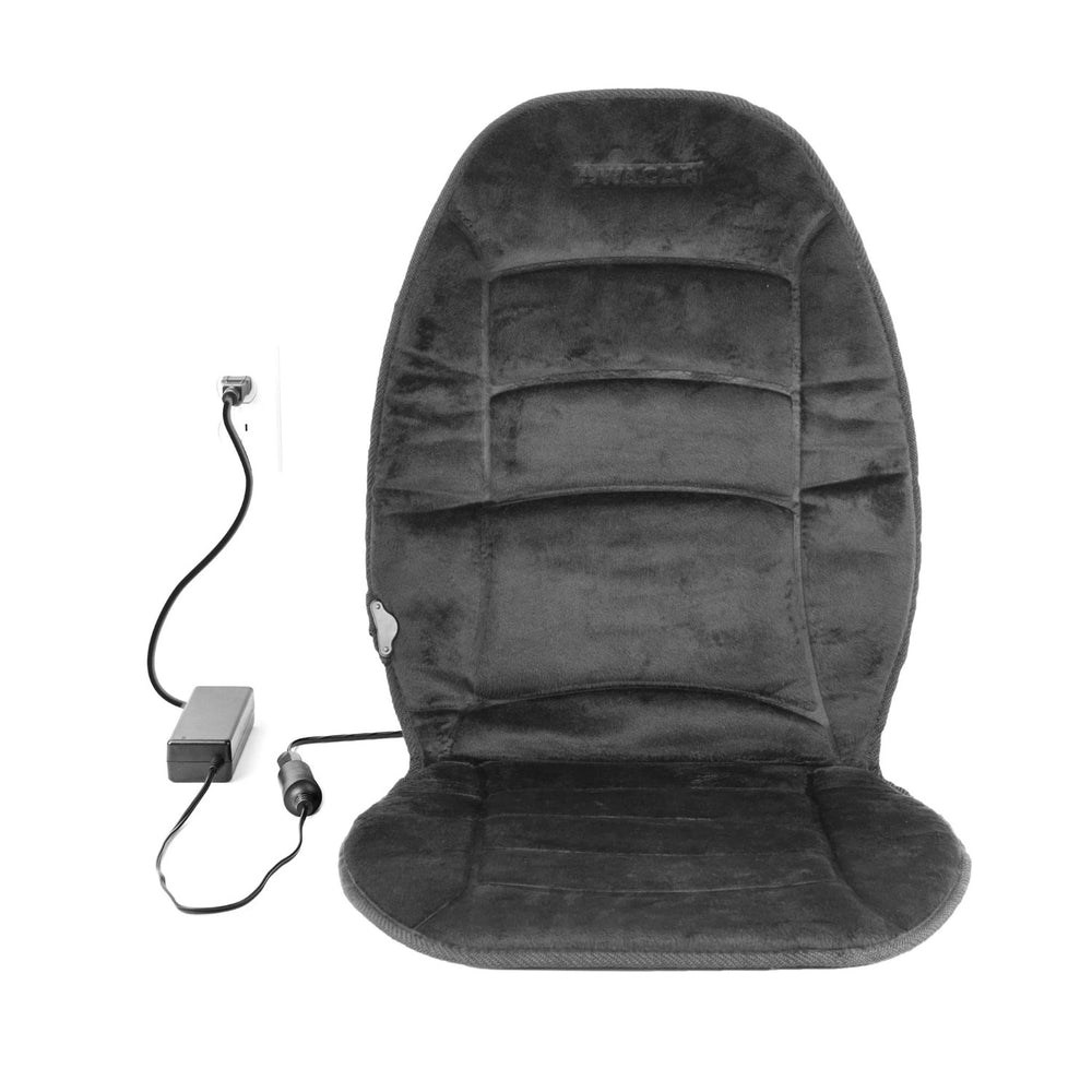 Seat Cushion Connected With Wagan Tech AC to DC 5 Amp Power Adapter