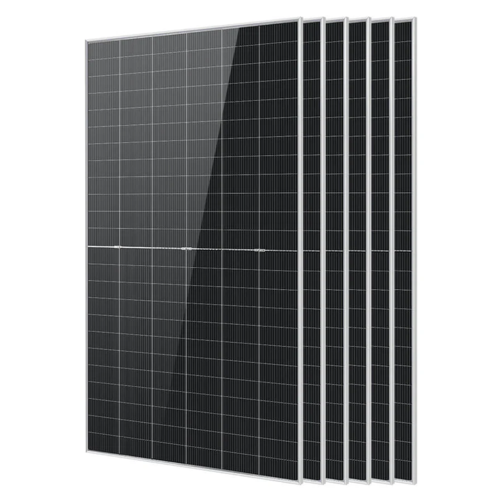 Six SunGold Power 590 Watt Bifacial Solar Panel