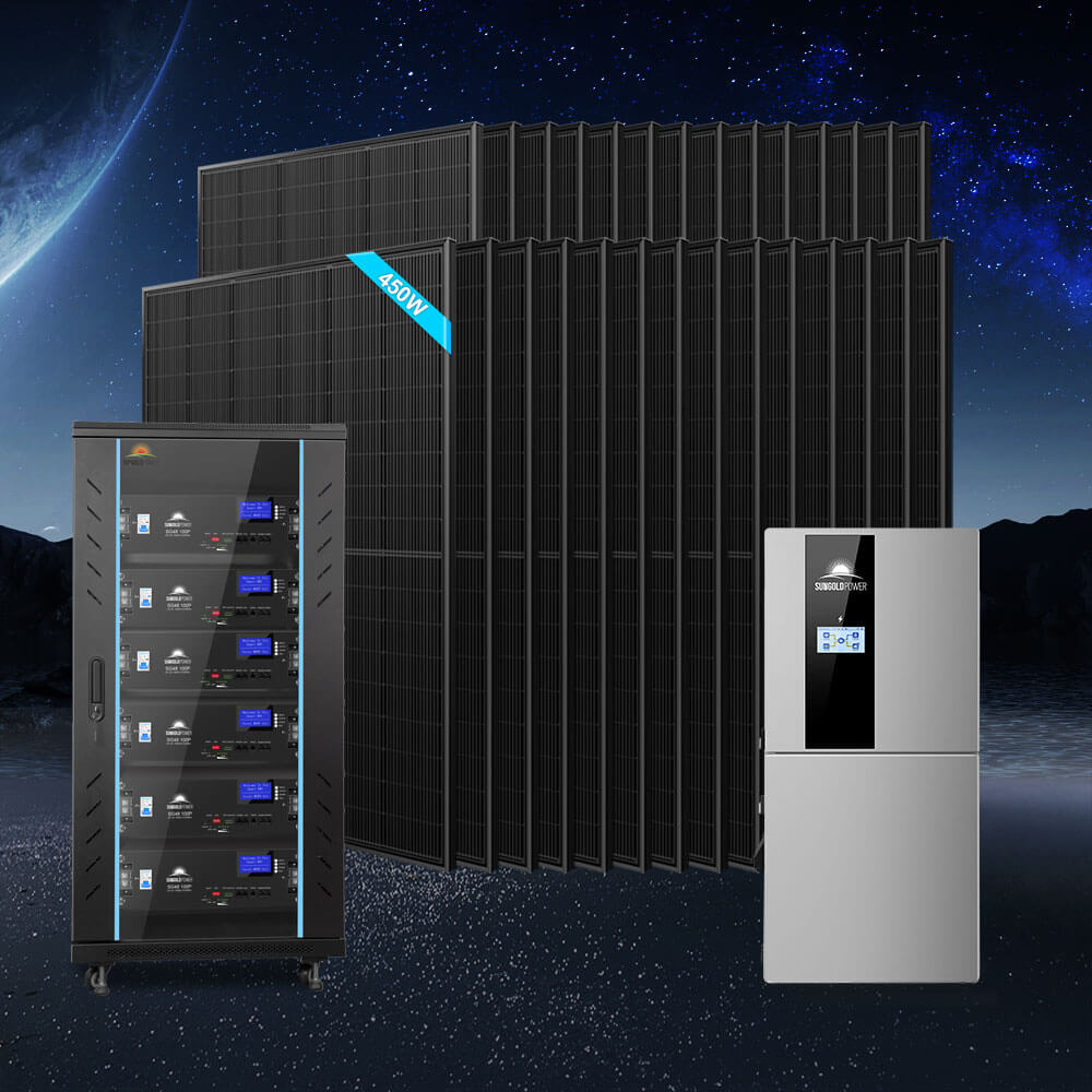 SunGoldPower 11.4kW Hybrid Solar Kit with 30.72kWh LiFePO4 Battery – SGH-11N3E product image 4