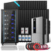 SunGoldPower 15.2kW Hybrid Solar Kit with 30.72kWh LiFePO4 Battery – SGH-7.6DN6E complete system