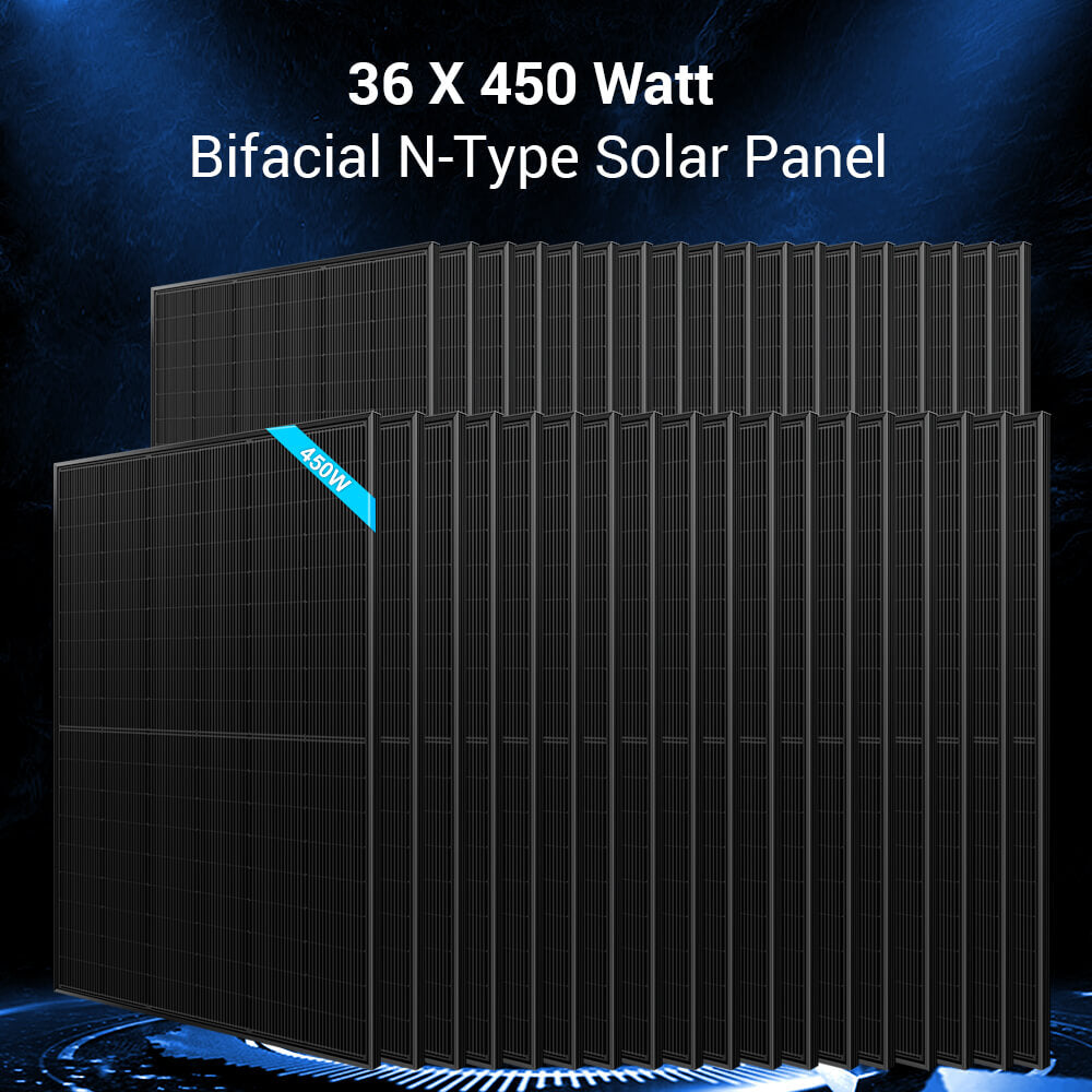 SunGoldPower 22.8kW Hybrid Solar Kit with 51.2kWh LiFePO4 Battery – SGH-11N5E product image 3