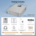 SunGold CoreX 5 Elite Wall Mounted 48V 100AH Residential Energy Storage Battery Pack - dimensions
