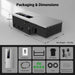SunGold Power 11.4KW 48V Split Phase Hybrid Solar Inverter - Dimensions