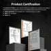 SunGold Power 12KW 48V All-in-one Hybrid Solar Inverter - product certification