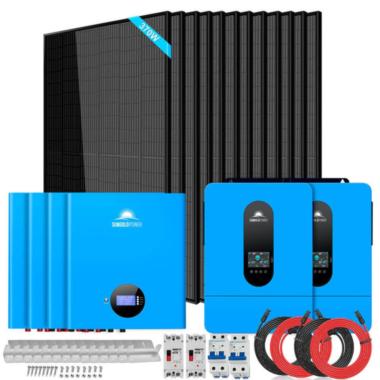 SunGold Power 13000W 48VDC SGM-1320M Off-Grid Solar Kit
