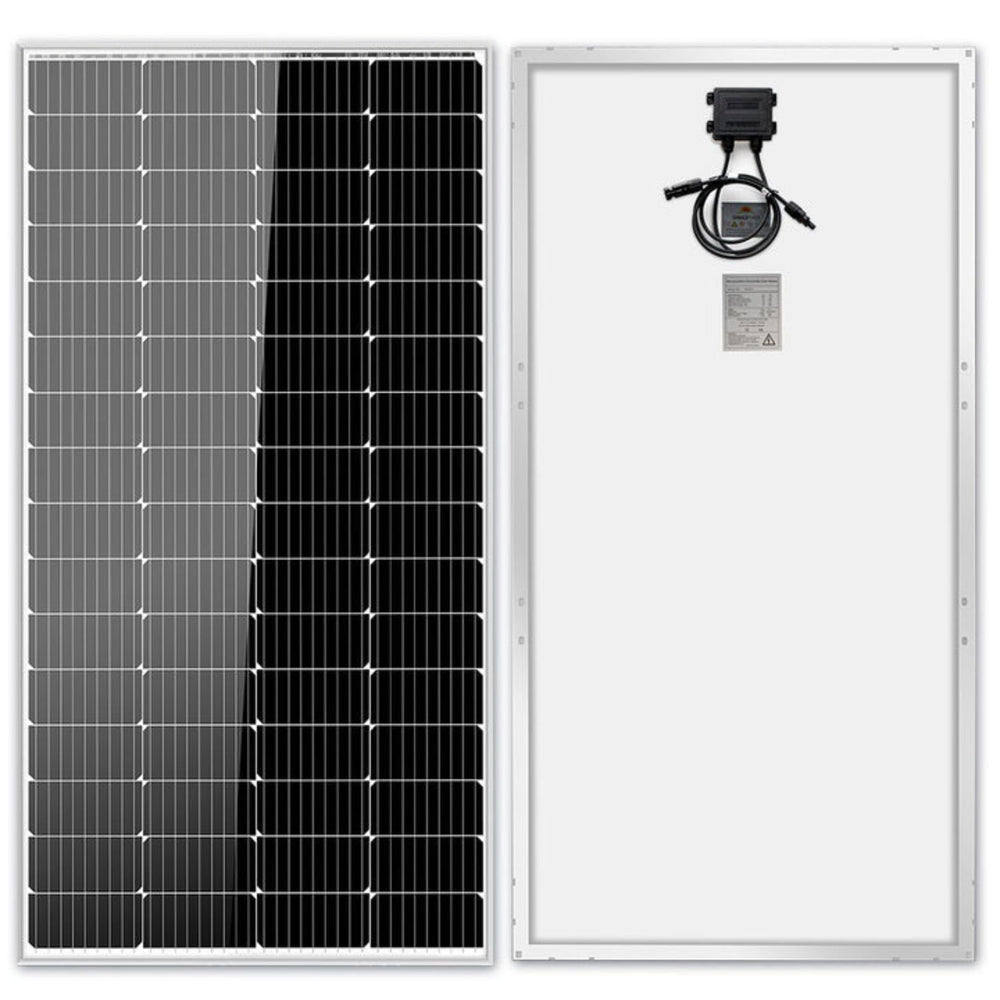  SunGold Power 200 Watt Monocrystalline Solar Panel  Back view