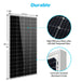  SunGold Power 200 Watt Monocrystalline Solar Panel Dimensions
