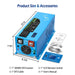 SunGold Power 3000W DC 24V Pure Sine Wave Inverter With Charger dimension