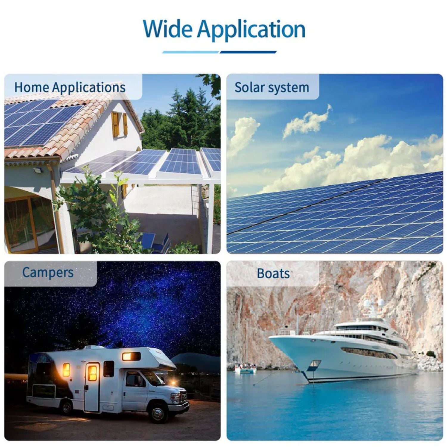 SunGold Power 4000W DC 12V Pure Sine Wave Inverter With Charger - wide application