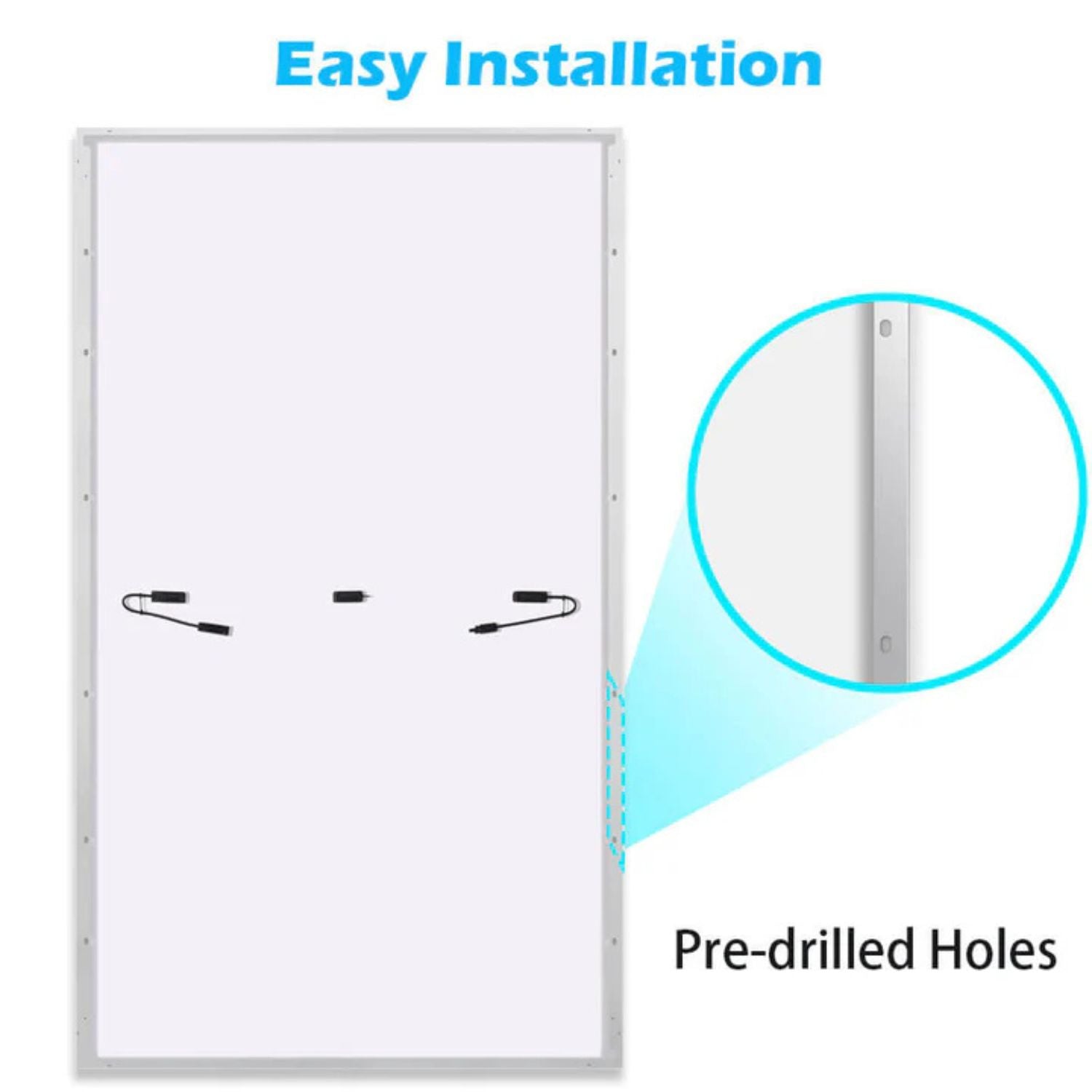 SunGold Power 450 Watt Monocrystalline Solar Panel Easy installation