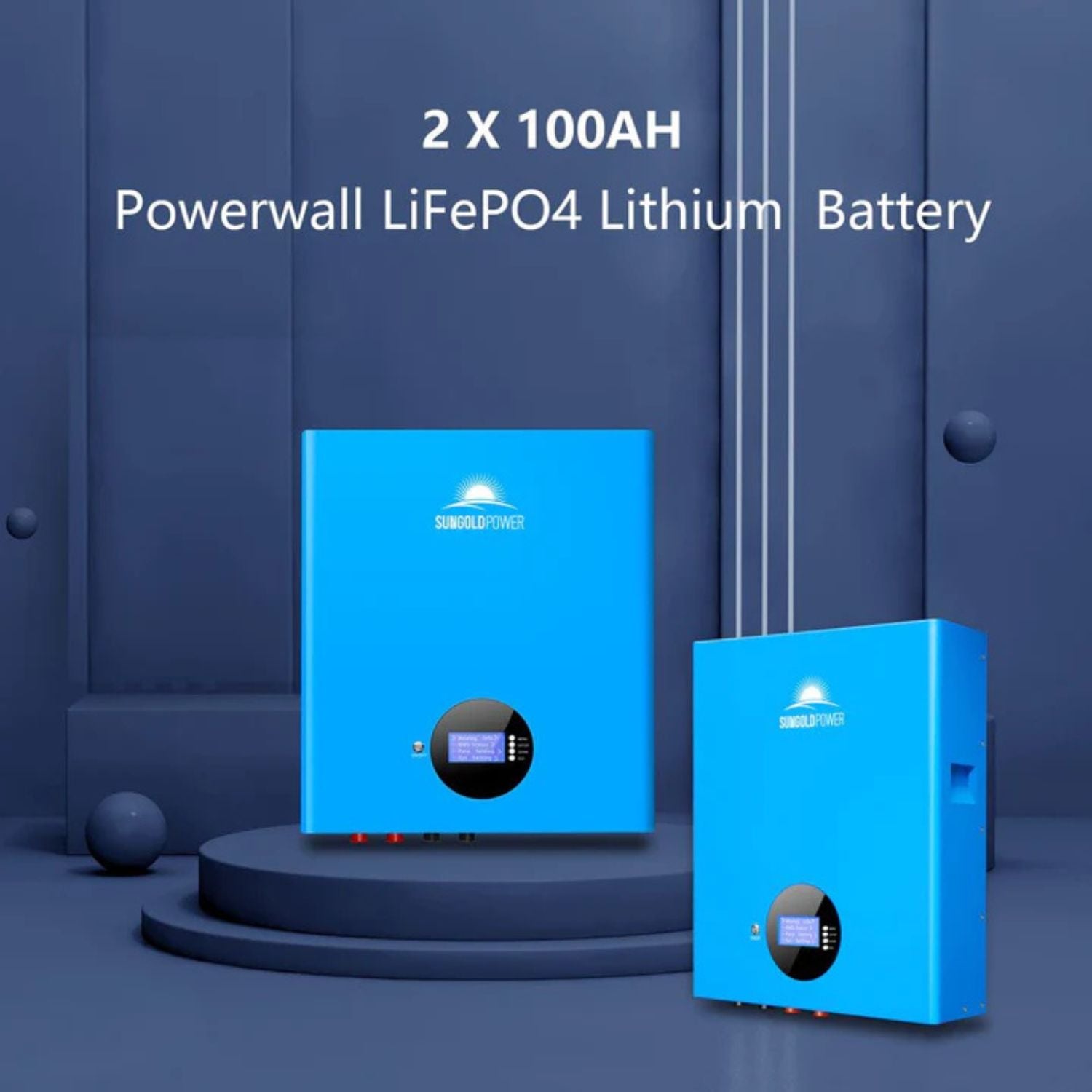 SunGold Power 5000W 48VDC Off-Grid Solar Kit - 2 x 100AH