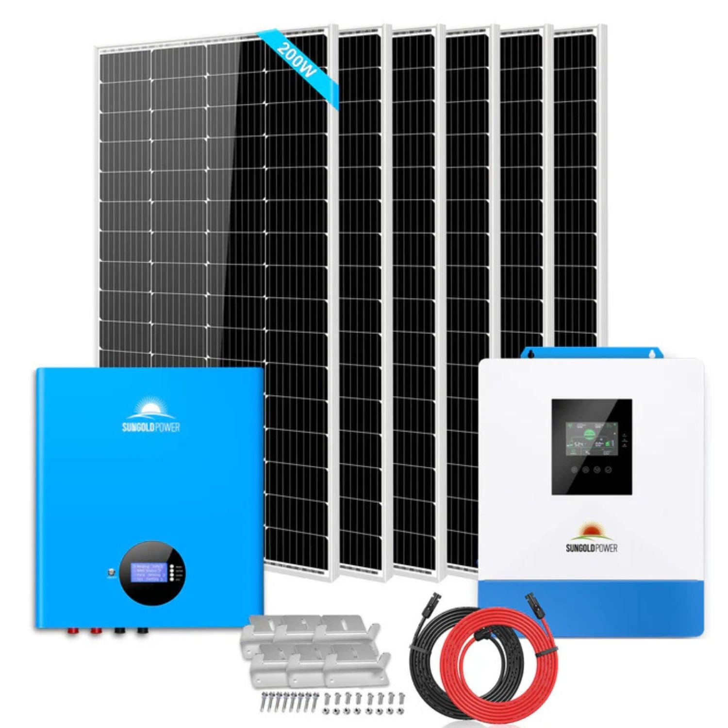 SunGold Power 5000W 48VDC Off-Grid Solar Kit SGM-5K5E