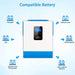 SunGold Power 5000W 48V Solar Charger Inverter - Compatible Battery