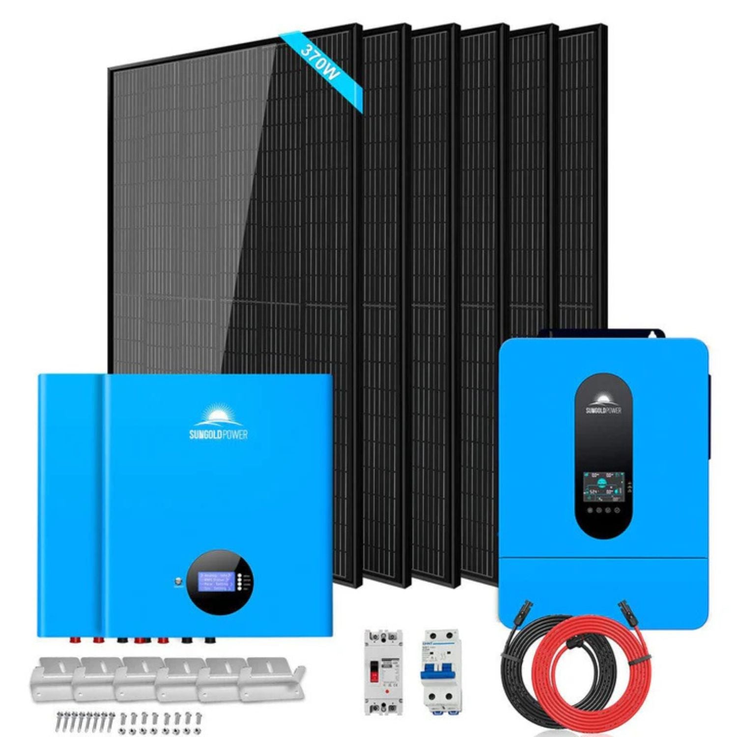 SunGold Power 6500W 48VDC Off-Grid Solar Kit
