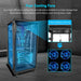 SunGold Power Enclosed Battery Cabinet 6 Slot with Bus Bar - Four Cooling fans 