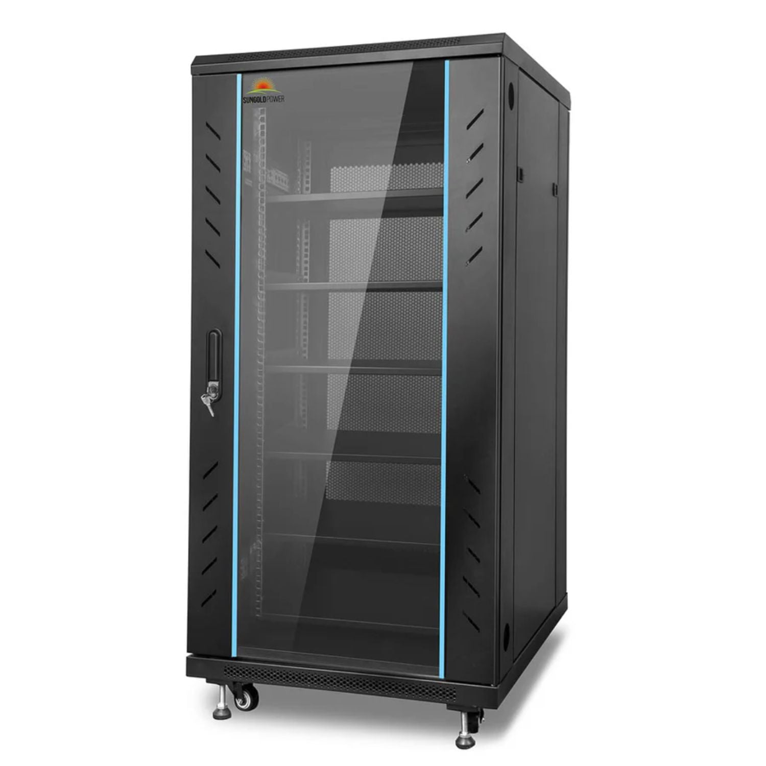 SunGold Power Enclosed Battery Cabinet 6 Slot with Bus Bar