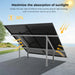 SunGold Power Modular & Expandable Ground Mount Brackets - maximize the absorption of sunlight