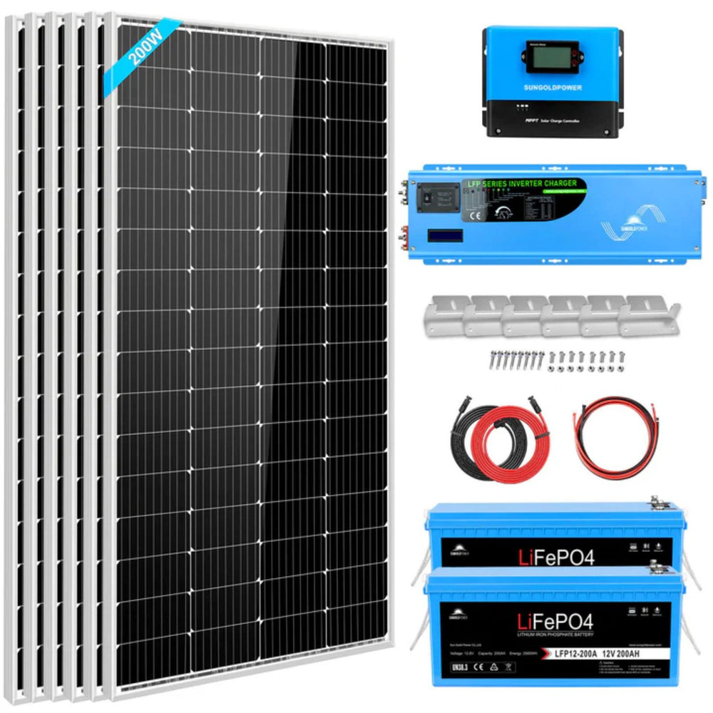 SunGold Power Off Grid Solar Kit 4000W 