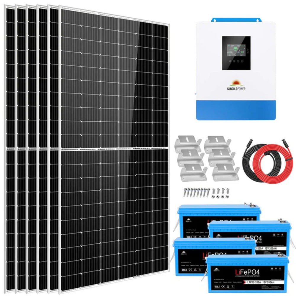 SunGold Power Solar Kit 5000W 48V 