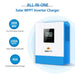 SunGold Power Solar Kit 5000W All-in-one solar MPPT inverter charger with specifications on a white background
