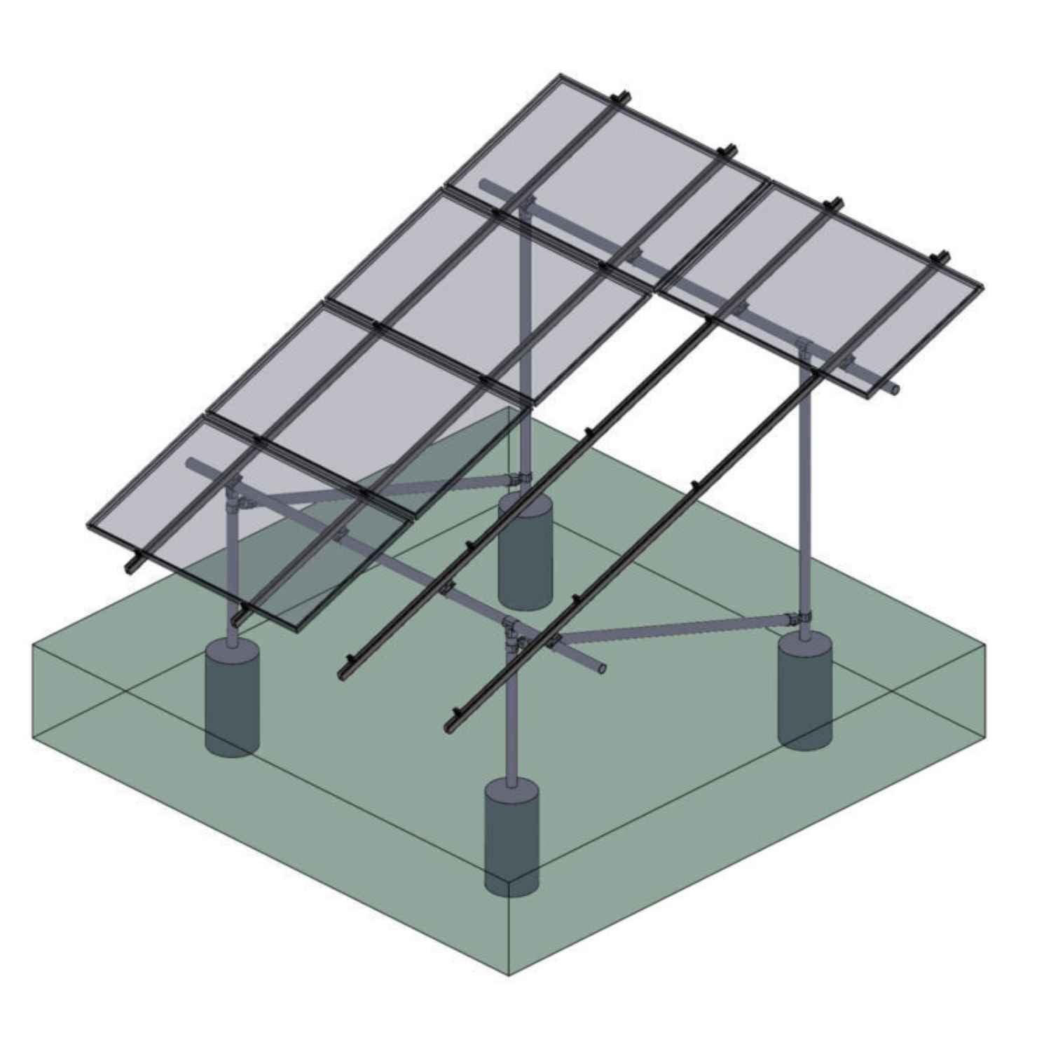 Tamarack Ground Mount Solar Racking Kit