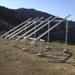 Tamarack Ground Mount Solar Racking Kit in actual