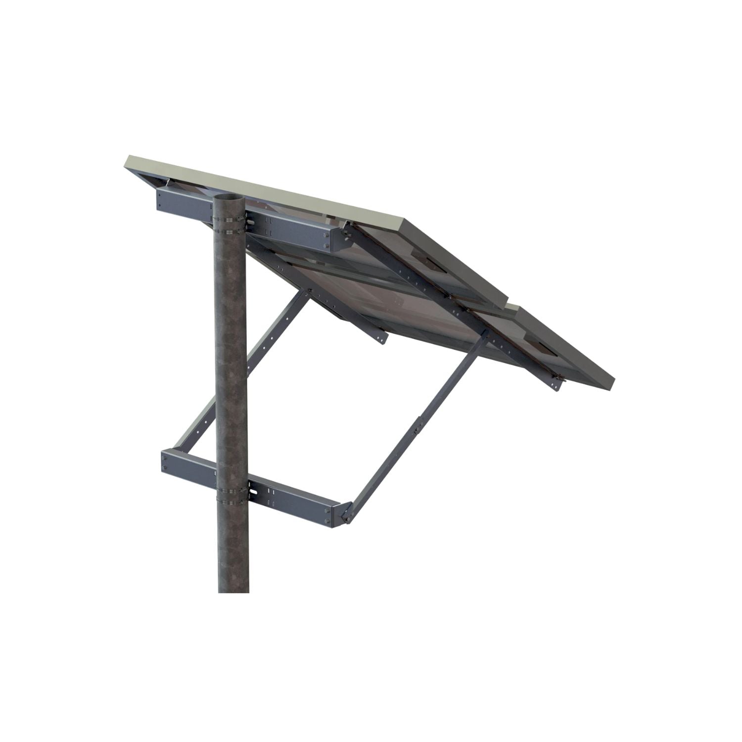 Tamarack Side of Pole Solar Panel Mount