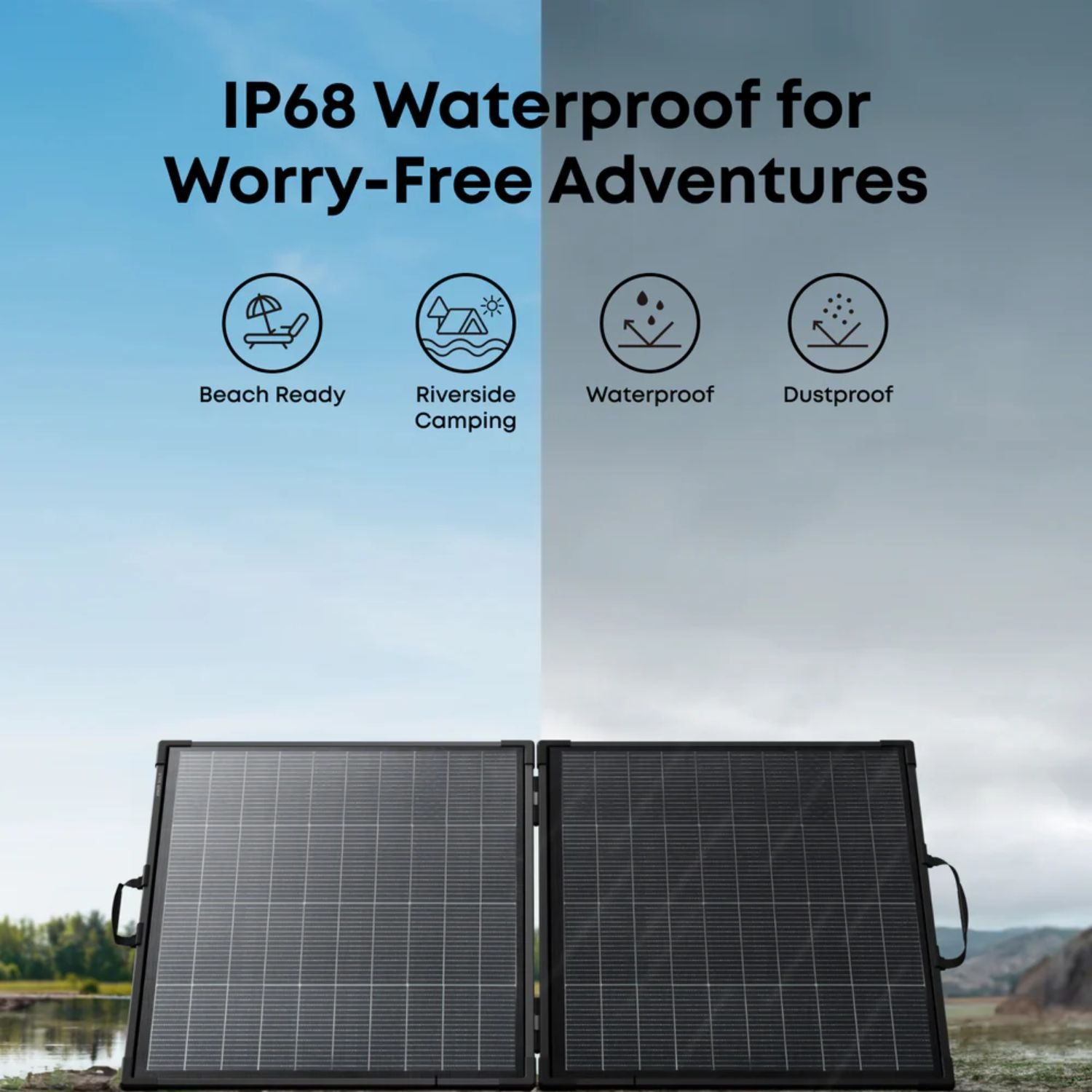 Anker SOLIX PS200 Bifacial Portable Solar Panel | Outbound Power