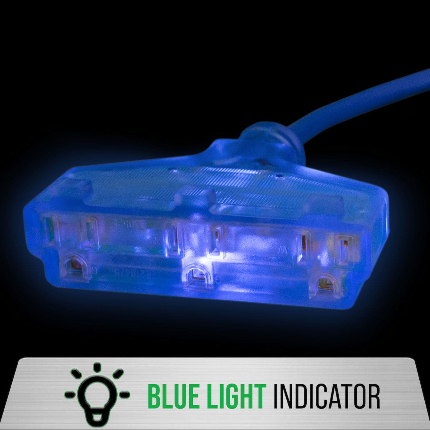 The DuroMax XPX10050C Power Cord Has A Blue Light Indicator