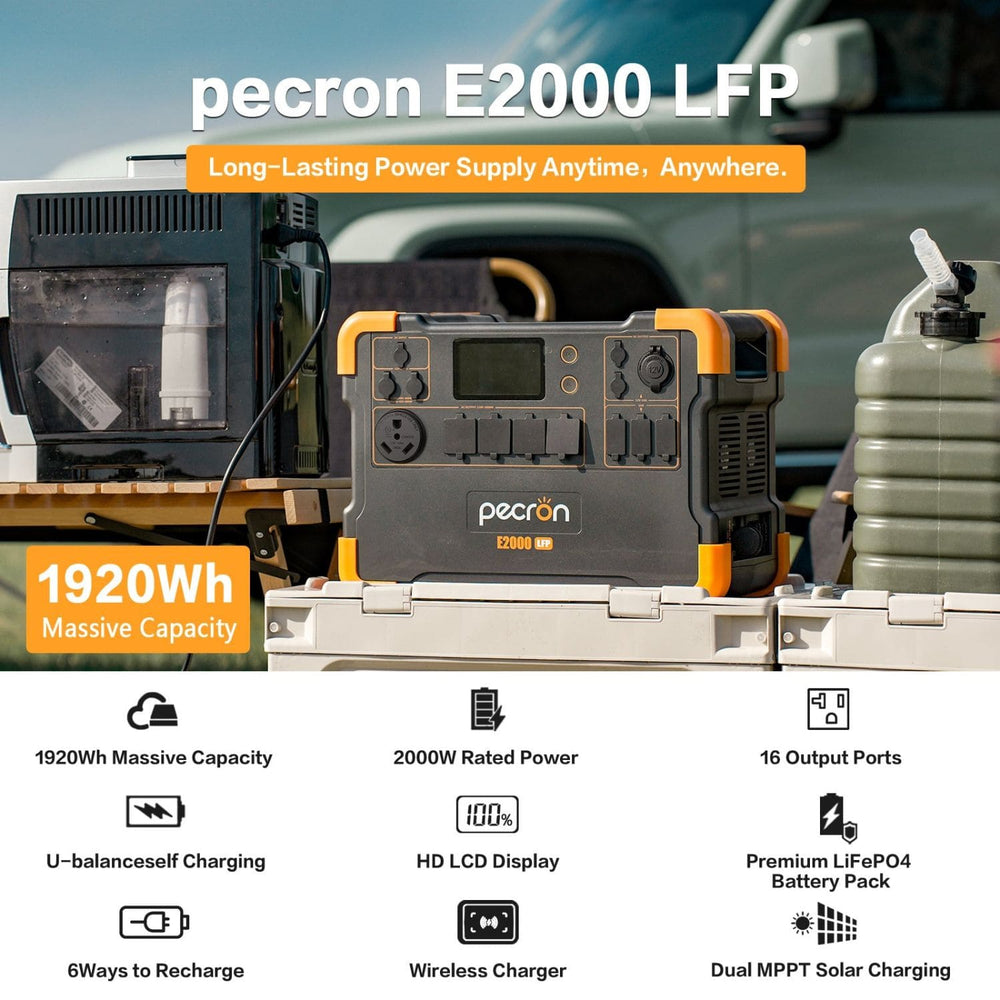 The Pecron E2000LFP Has A Long-Lasting Power Supply