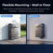 The SOLIX E10 Can Be Mounted On The Wall Or Ground