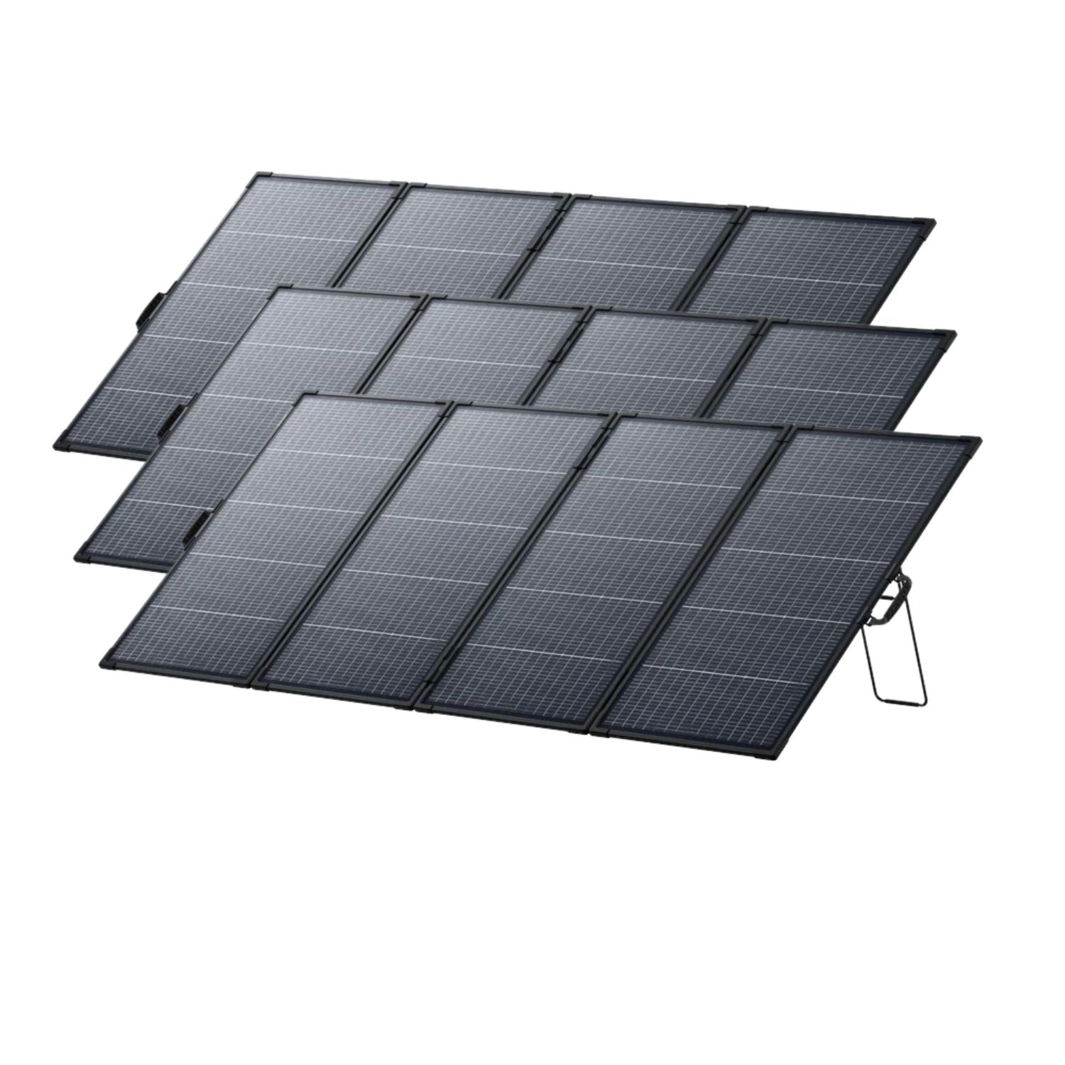 Three Anker SOLIX PS400 Bifacial Portable Solar Panel