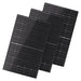Three BougeRV 300 Watt N-Type Rigid Bifacial 16BB Mono Solar Panel