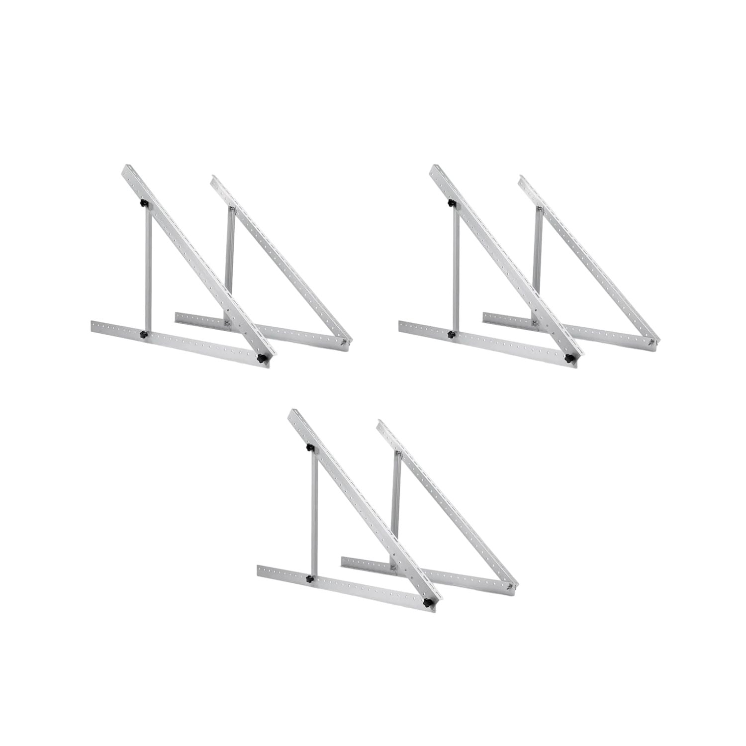 Three BougeRV 41 Inch Adjustable Solar Panel Tilt Mount Brackets