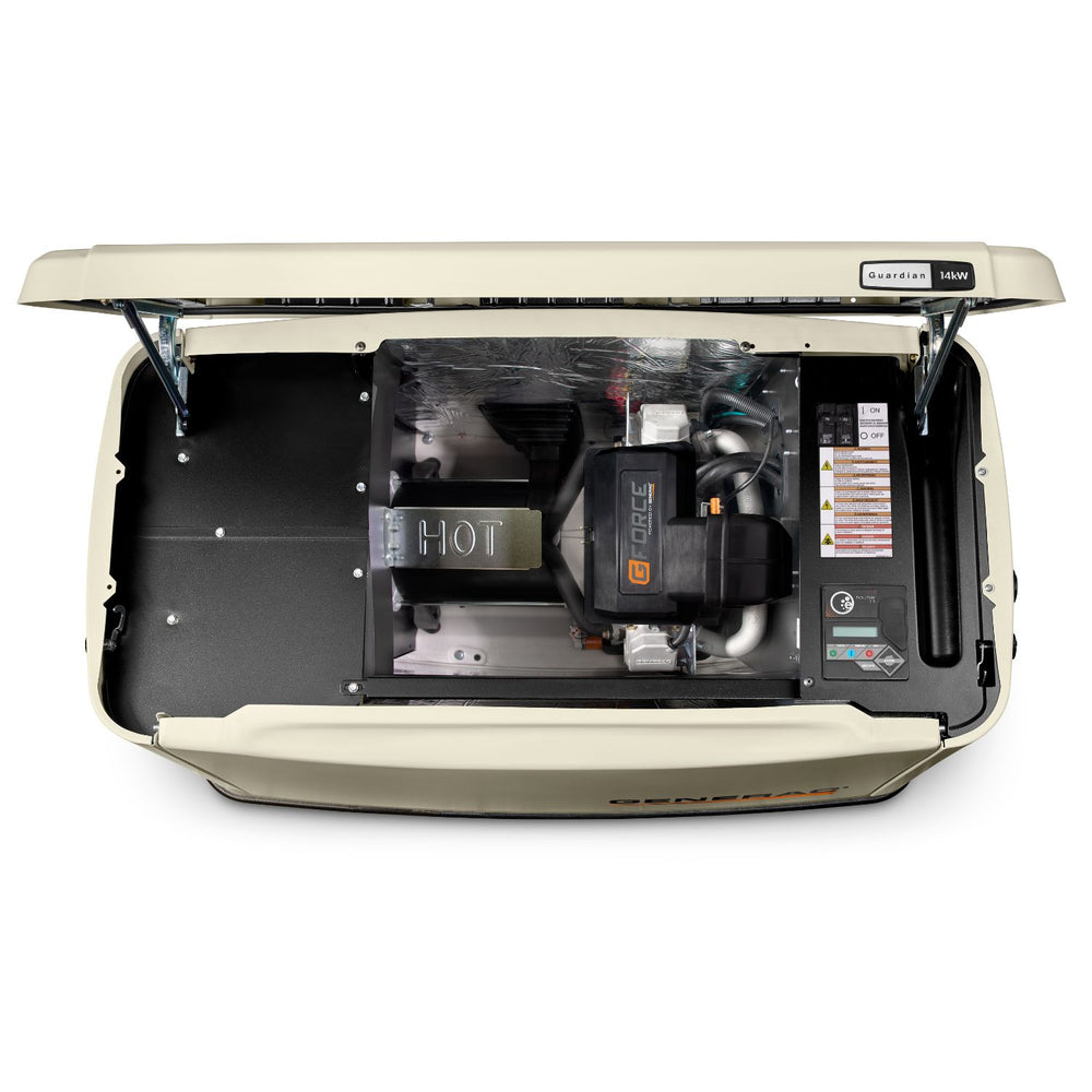 Top view of Generac 14kW Standby Generator