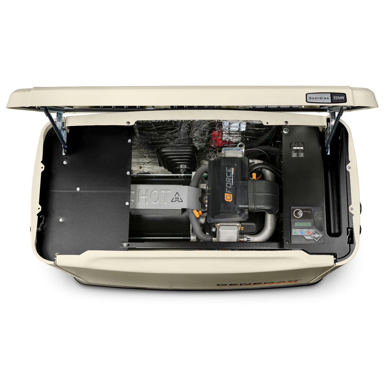 Generac Guardian® 22kW Aluminum Home Standby Generator | Air-Cooled ...