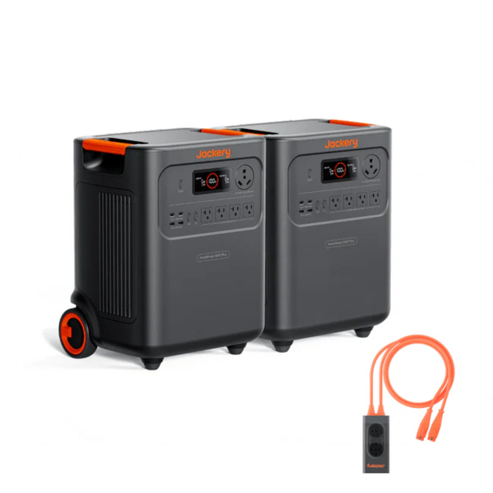 Tow Jackery HomePower 3600 Plus Portable Power Station Double Kit