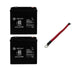 Two AIMS Power 6V 225Ah AGM Deep-Cycle Heavy Duty GC2 Battery with cable 
