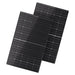 Two BougeRV 300 Watt N-Type Rigid Bifacial 16BB Mono Solar Panel