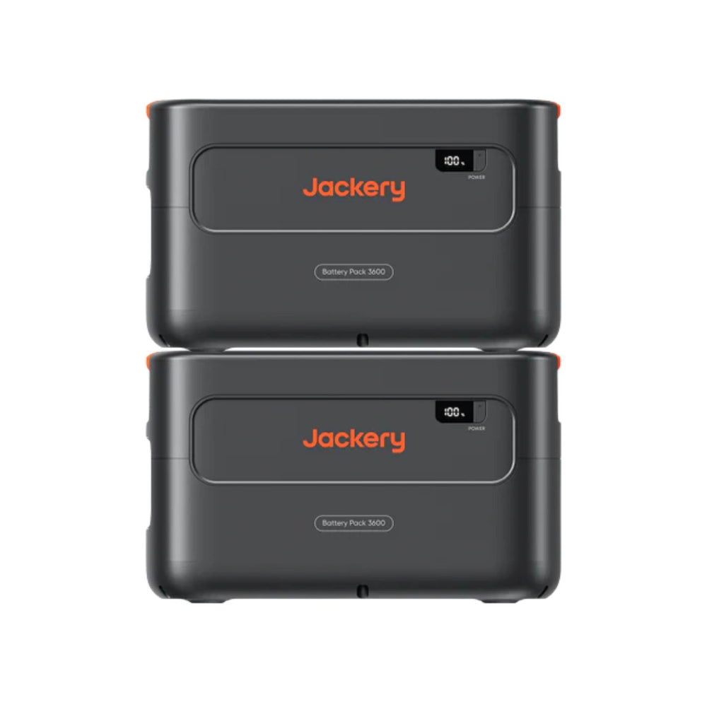 Two Jackery Battery Pack 3600 Plus 