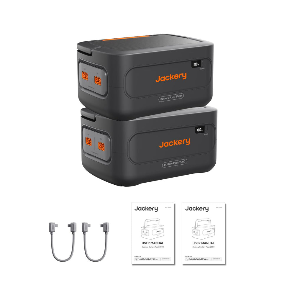 Two Jackery Battery Pack HP2000Plusv2