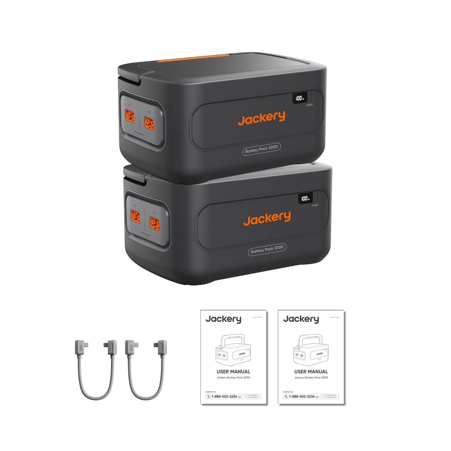Two Jackery Battery Pack HP2000Plusv2