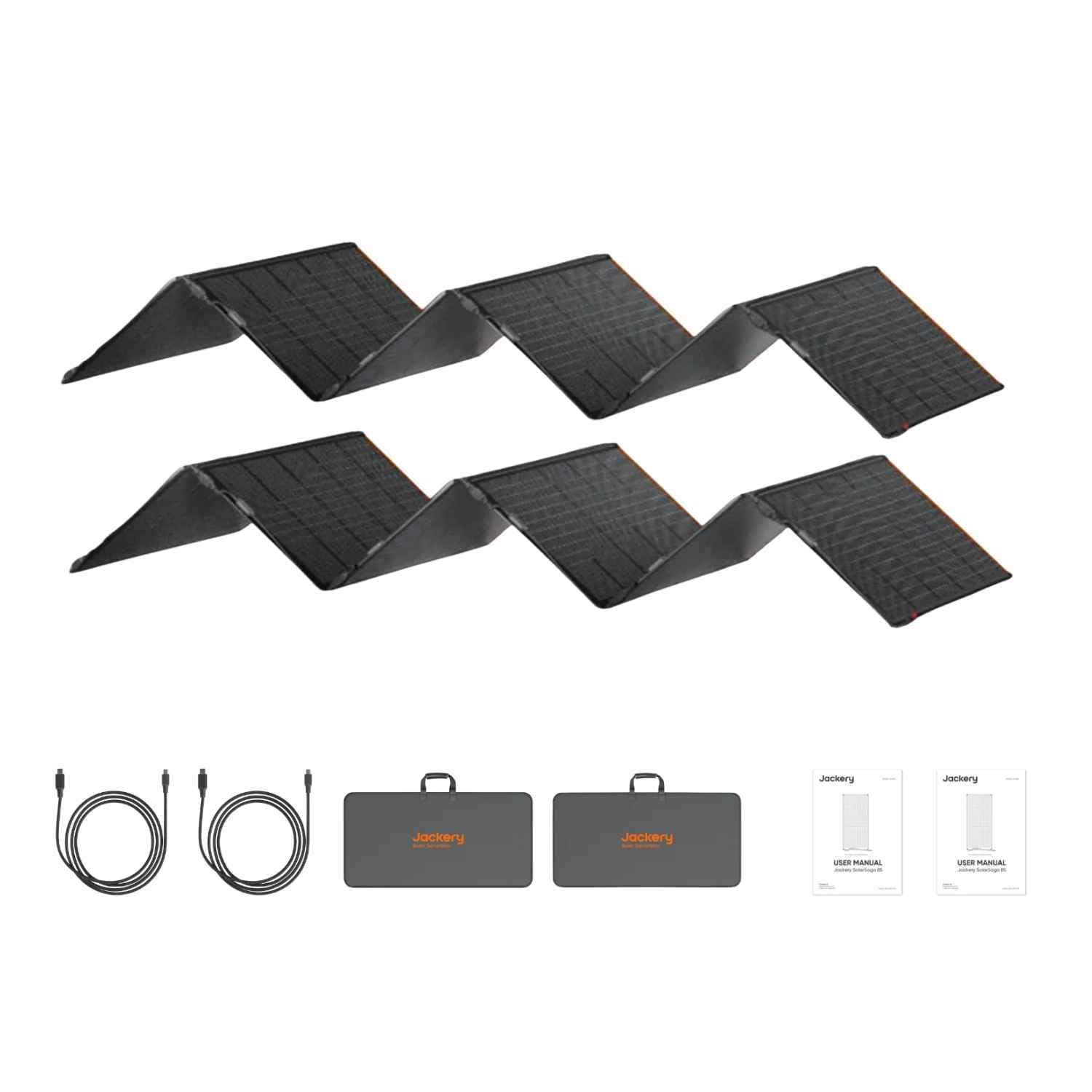 Two Jackery SolarSaga 500X Solar Panels