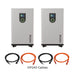 Two RUiXU Lithi2-16 16kWh Battery System with 2 pair of OP140 Cables