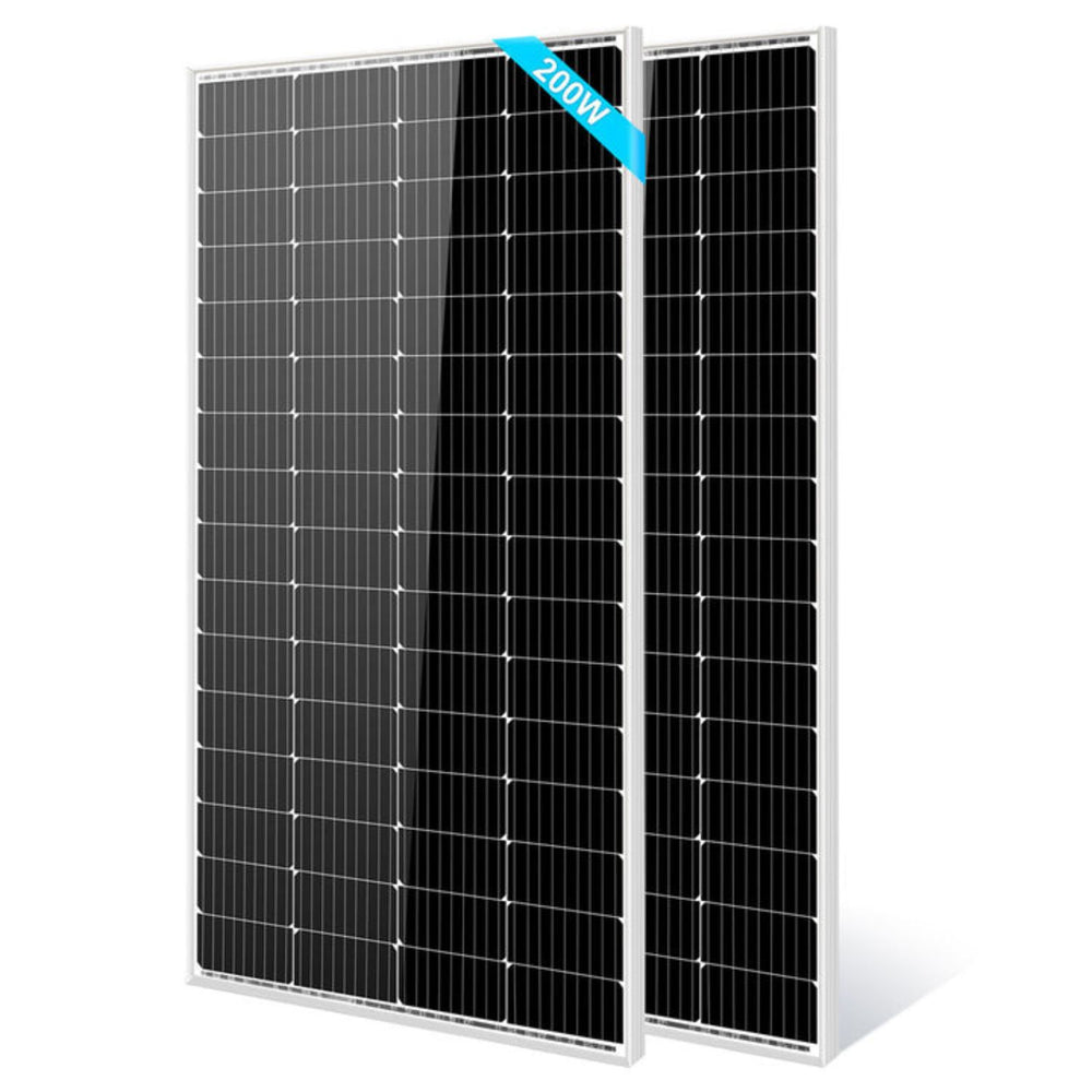 Two SunGold Power 200 Watt Monocrystalline Solar Panel