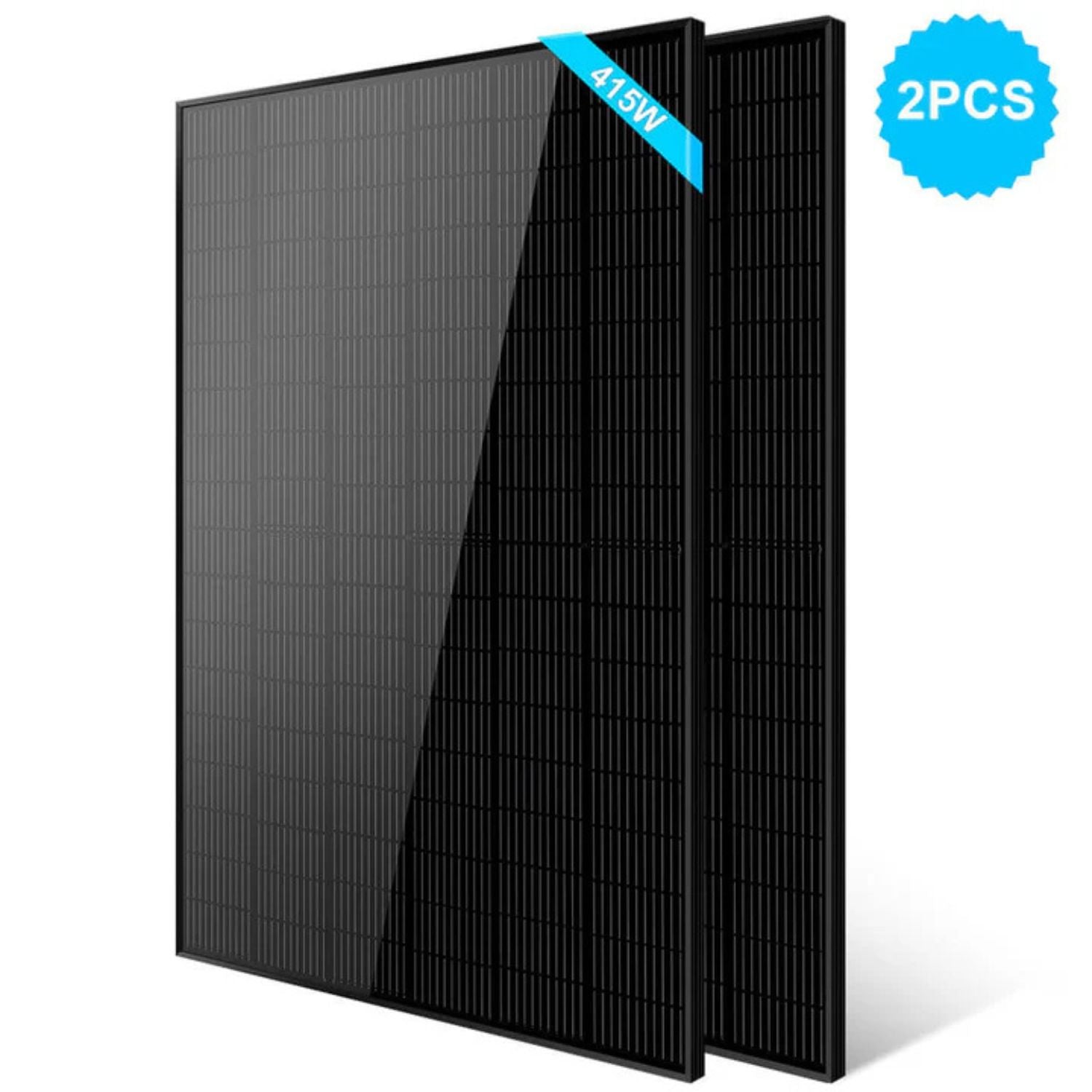 Two SunGold Power 415W Mono Black Solar Panel