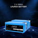 Two blue LiFePO4 batteries 