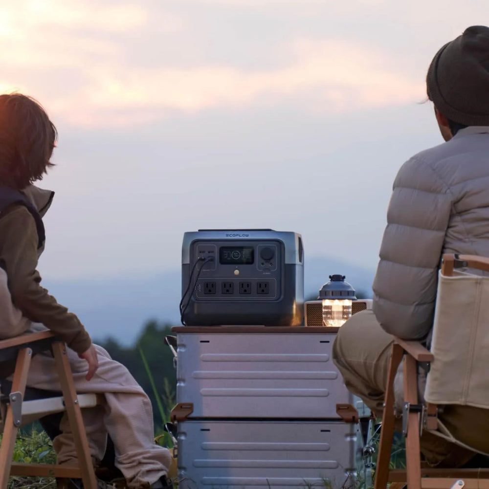 Two person using the EcoFlow RIVER 2 Pro 700 Portable Power Station 