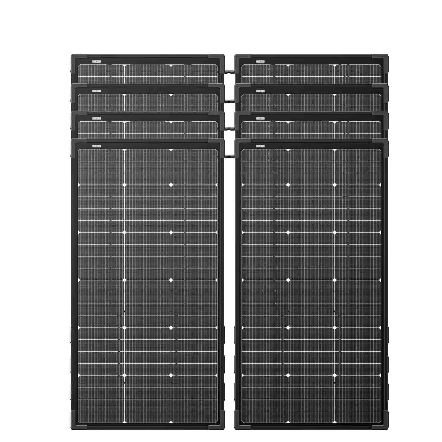 EcoFlow 125W Bifacial Modular Solar Panel | 2-Pack