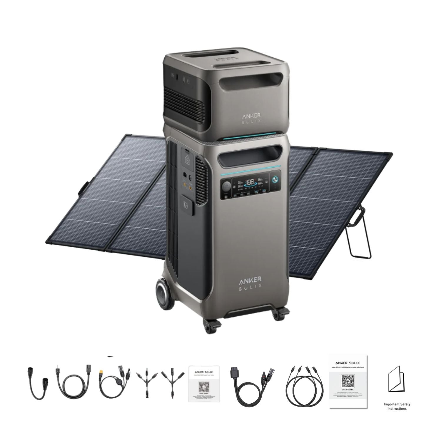 Anker SOLIX F3800 Portable Power Station | 3840Wh | 6000W | 2400W Solar Input